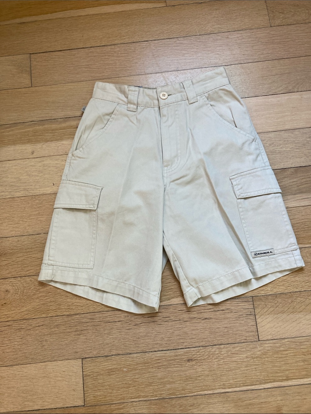 O'Neill Boys Lightweight Khaki Cargo Shorts